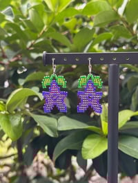 Image 1 of Stardew Valley Stardrop Beaded Earrings