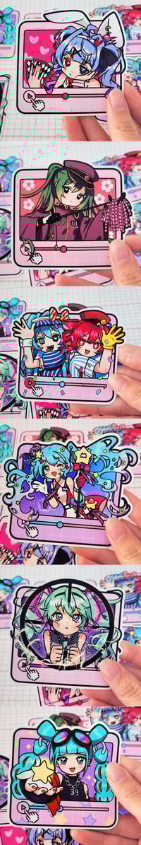 Image 2 of PREORDER Vocaloid Song Vinyl Stickers Vol 3