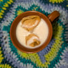 Mid Century Modern Vintage Coffee Mug Candle