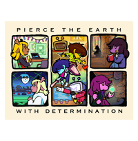Deltarune "Pierce The Earth" Print