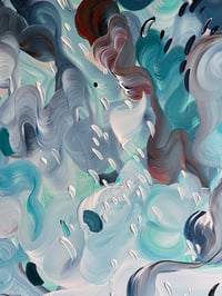 Image 11 of 'Shimmers of the deep II' - 185x95cm, FRAMED