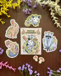 Image 1 of Mossy Creatures Sticker Pack