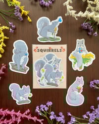 Image 1 of Squirrel Sticker Pack