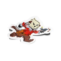 ORG Doodle Vydra Sticker