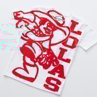 Image 2 of 'Cowboy Kick' Baby Tee [WHITE]