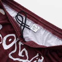 Image 2 of 'Snook' Mesh Shorts [BURGUNDY]