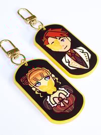 Image 4 of Umineko Beatrice & Battler Charms in Pearlescent Yellow 