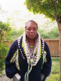 Image 5 of Crochet Football Hexagon Sweatshirt