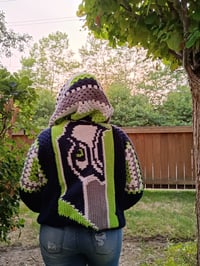Image 7 of Crochet Football Hexagon Sweatshirt