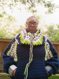 Image 12 of Crochet Football Hexagon Sweatshirt