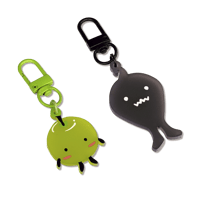 Image 1 of Stardew Frosted Charms - Jumino and Krobus