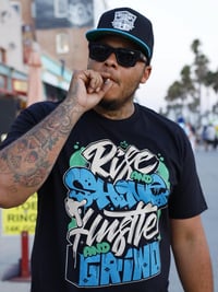 Image 1 of New “Rise And Shine Hustle And Grind” T-Shirt + Snapback 