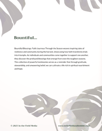 Image 3 of (E-Book) Bountiful Blessings: Faith Journeys Through the Season