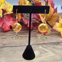 Image 1 of Green Bat Earrings