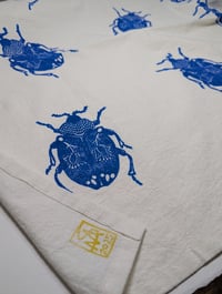 Image 2 of Blue Beetle Tea Towel