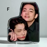 Image 7 of Jungkook and Taehyung Standee - Acrylic K-Pop Collectible Decor, BTS Fan Art, Cute Table Display,...
