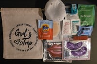 Image 1 of ✨ Girls Trip Recovery Kit – Party Weekend Essentials in Burlap Bag