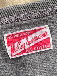 Image 5 of THE REAL MCCOY'S CHARCOAL T-SHIRT