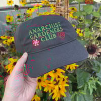 Image 1 of ANARCHIST GARDENERS CLUB HAT - GREY/BLACK