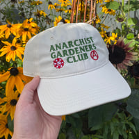 Image 1 of ANARCHIST GARDENERS CLUB HAT - STONE PREORDER!