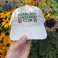 Image 2 of ANARCHIST GARDENERS CLUB HAT - STONE PREORDER!