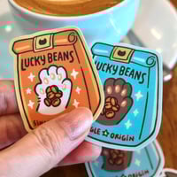 Image 1 of Lucky Beans Vinyl Sticker