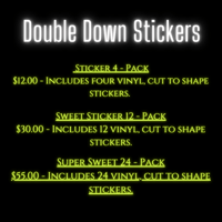 Image 1 of Large Halloween Double Down Stickers