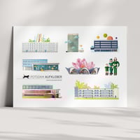 Aufkleber Potsdamer Betonikonen