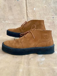 Image 3 of PLAYBOY CHUKKA BOOTS x SMQ COGNAC SUEDE