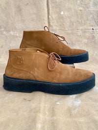 Image 4 of PLAYBOY CHUKKA BOOTS x SMQ COGNAC SUEDE