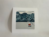 Image 2 of Cruising Past The Star Graffiti. Signed print, limited edition of 15.