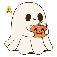 Image 3 of Large Halloween Double Down Stickers