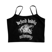 Image 2 of Defend Bodily Autonomy Crop Tank