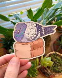 Image 2 of Pigeon Loaf Weatherproof Sticker