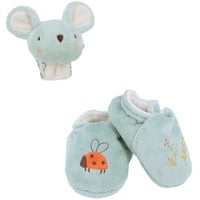 Image 2 of Coffret de naissance chaussons et bracelet sonore Souris