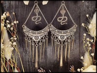 Image 1 of Moonspell - Crescent Moon earrings 1