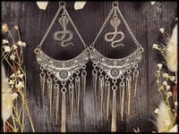 Image 2 of Moonspell - Crescent Moon earrings 1