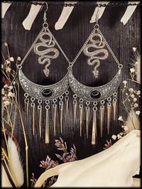 Image 4 of Moonspell - Crescent Moon earrings 2