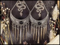 Image 3 of Moonspell - Crescent Moon earrings 2