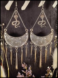 Image 5 of Moonspell - Crescent Moon earrings 3
