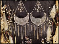 Image 4 of Moonspell - Crescent Moon earrings 3