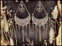 Image 2 of Moonspell - Crescent Moon earrings 3