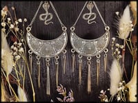 Image 1 of Moonspell - Crescent Moon earrings 3