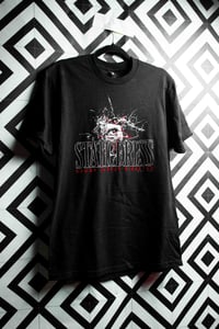 Image 1 of 'rouge carpet disaster' T-shirt