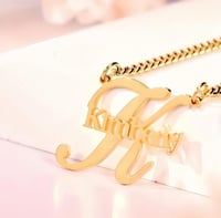 Image 4 of Initial/Name necklace