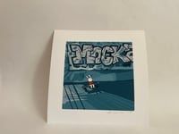 Image 2 of Mock Graffiti Skatepark. Signed Print. Limited Edition of 15