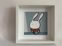 Image 1 of Cheeky Coffee (Blue). Signed print, limited edition of 15