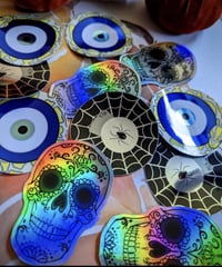 Image 1 of Spooky Holographic Stickers 