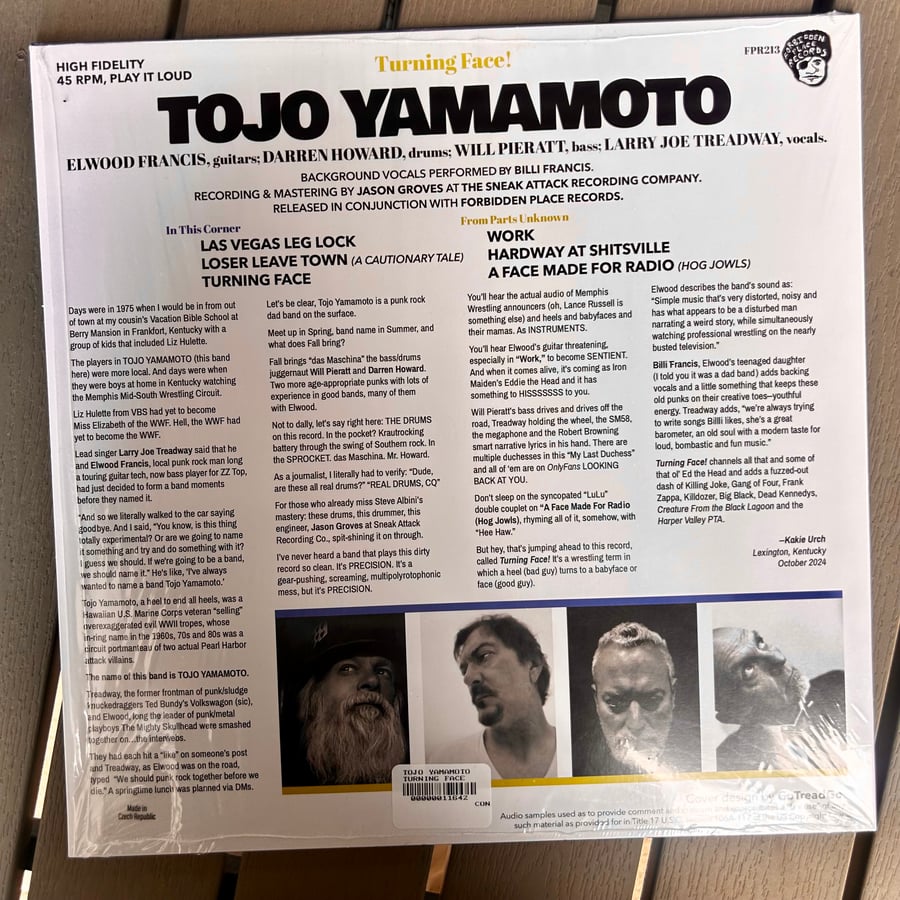 Image of Tojo Yamamoto - "Turning Face" 12" LP