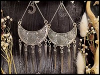 Image 2 of Moonspell - Crescent Moon earrings 4